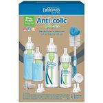 Dr. Brown’s Natural Flow Anti-Colic Options+ Narrow Glass Bottle Starter Set