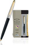 Parker Galaxy Standard Gold Trim Ball Pen| Black Body Color| Ink Color - Blue | Perfect For Corporate Use | Elite Pen For Professionals