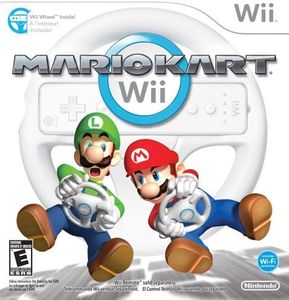 Mario Kart Wii with Wii Wheel