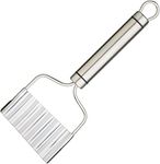 KitchenCraft KCPROCH Professional Crinkle Chip Cutter, Stainless Steel, 21 x 8 cm, Silver