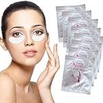 Sunallwell 100 Pairs Under Eye Gel Pads, Eyelash Extension Pads Lints Free Eyelash Patches for Pro Salon & Individual Eyelash (100 Pairs)