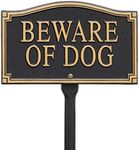 Beware of Dog Statement Plaque