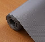 EASY HOME Multipurpose Waterproof EVA Solid Anti Slip Mat for Kitchen, Bathroom Cabinet Kitchen Drawer Shelf Mats Liner Sheets Roll, Non-Slip Fridge Mat, Table Mat (60cm x 10 Metres Roll, Grey)