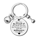 Fitness Instructor Gift Appreciation Gift Keyring Thank You Gift for Fitness Coach Workout Coach Fitness Trainer Gift Personal Trainer Bodybuilder Gym Workout Gift Employee Coworker Retirement Gift