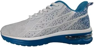 JARLIF Men's Lightweight Athletic Running Shoes Breathable Sport Air Fitness Gym Jogging Sneakers (Size 7.5, Lightblue)