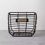 Hearth & Hand with Magnolia Wire Storage Basket Black Small