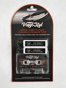 Vinyl Styl Audio Cassette Head Cleaner & Demagnetizer - for Home/Auto/Portable