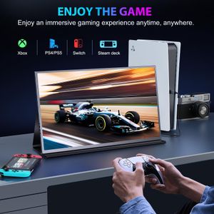 18.5" Portable Monitor – 120Hz FHD IPS, USB-C/HDMI, 100% sRGB, VESA, Smart Cover