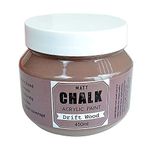 Little Birdie Home Decor Chalk Paint Drift Wood - 450ml |Chalk Paint for Wood Furniture, Wall, Home Decor, Glass, Terracotta Pots & Acrylic Chalk Paint | Multi Surface Paint