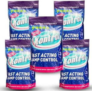 5 x Kontrol Damp Krystals 2.5Kilo Refill Bag No Scent Damp Moisture Trap (Lavender)