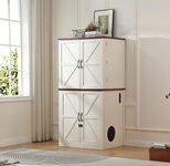 Forest Gravity Extra Large Tall Litter Box Cabinet for Automatic Litter Box