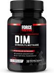 Force Factor DIM Pills to Decrease Estrogen in Men, Diindolylmethane Supplement with Key Natural Ingredients and Superior Absorption, Diindolylmethane 300mg, Works Fast, 30 Capsules