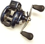 Daiwa Reels Line Counter LEXA-LC400H Lexa 400Linecounter Baitcasting Reel, Large, Blue