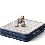 CHERIMOR California King Air Mattress with Built in Pump, 18” Luxury Thicken Sturdy Inflatable Mattress for Guests & Home, Portable Blow up Mattress with Carry Bag, Air Bed for Camping & Vacationing