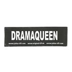 Interchangeable Patches, 1 pair, DRAMAQUEEN, Size: Small, Black