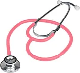 Ever Ready First Aid Dual Head Stethoscope, 100 Pack - Pink