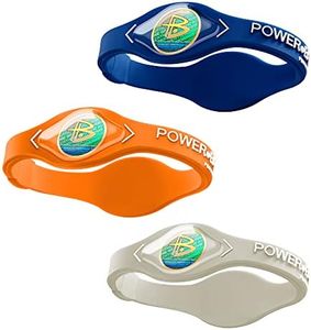 Power Balance the Original Genuine Performance Wristband, safe Waterproof Lightweight durable, size of orange M+deepblue M+ grey L