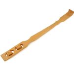 AM CRAFTS Wooden Back Scratcher/Itcher/Back Itching Stick with Double ball Massager (Pack of 1) Massager to Relax Back, Brown | Bamboo Wood