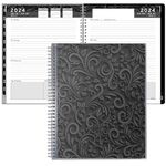 Ensight Aesthetic Academic Planner ( July 2024 - June 2025) with 1 Notepad and 2 Stickers Pack - 8.5"x11" Daily Weekly and Monthly Calendar Planner for Men & Women with Monthly Tabs, Flexible Cover,