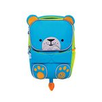 Trunki Toddler Backpack | High Visibility Children’s Nursery Bag for Pre-school or Kindergarten and Kids Rucksack | ToddlePak Backpack Bert Bear (Blue)