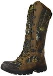 ROCKY Women's Waterproof Snakeproof Hunting Boot Knee High, Mossy Oak Break Up, 8.5 UK