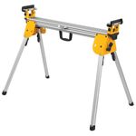 DEWALT Miter Saw Stand, Collapsible and Portable, 40” Beam, Extends up to 10 ft, Holds up to 500 lbs (DWX724),Silver