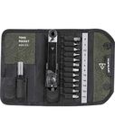 Topeak Unisex Rocket Mini Ex Cycle Torque Wrench Set, Black/Green, 14.5 X 7 X 3 Cm EU