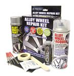 MP Essentials Car Professional Wheel Rim Refurbishment Restore Alloy Wheel Repair Kit for Damage, Scuffs & Srapes (Metallic Silver)