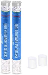 2 Pack Humidor Humidifier Tubes - Keeps Humidity at 70% in Cigar Box with PG Infused Gel, Each Tube Protects up to 25 Cigars - Perfect for Travel Cigar Humidor & Humidifiers by Essential Values