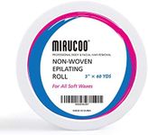 Mirucoo Non-woven Wax Strip Roll for Body and Facial Hair Removal, 3 Inches x 60 Yards Pack Salon Quality Epilating Roll