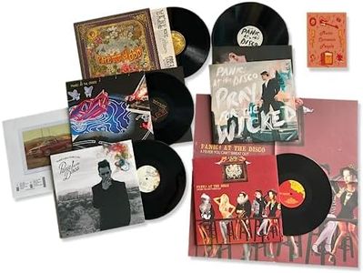 Panic At The Disco 5 Vinyl Album Collection: A Fever You Can't Sweat Out / Pretty. Odd. / Too Weird to Live, Too Rare to Die! / Death of a Bachelor / Pray for the Wicked / + Including Bonus Art Card