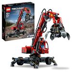 LEGO Technic Material H&ler 42144 Crane Model Building Kit (835 Pcs),Multicolor