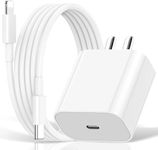 Original 20W Charger for iPad 10.2 inch (9 Gen - 2021), iPad 10.2 inch (8 Gen - 2020), iPad 10.2 inch (7 Gen - 2021) | Adapter & Lightening Cable (AC20W47)