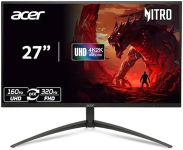 Acer Nitro XV275K P5 27 Inch IPS 3840x2160 4K 1152 Zone Mini LED Gaming Monitor | 160Hz Refresh Rate, Support DFR for FHD 320Hz I 2xHDMI, 1xDP, 1xType-C(90W) PD, Audio out, USB 3.2x2+USB-B (1up 2down)