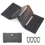 ALLPOWERS SP026 Portable Solar Panel 60W, Waterproof IP67 Foldable Solar Panel Charger with 18V DC, PD 60W USB-C and 5V USB-A Output for Laptop Cellphone Solar Generator 12V Battery