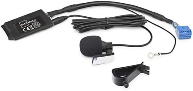 BlueMusic Bluetooth Interface Music Hands-Free Calling 12 Pin from July 2010 Compatible with VW: RCD RNS 200 210 300 315 500 - - Skoda: Beat Cruise Swing - - Audi: Chorus Concert Symphony 2+ 3, RNS-E