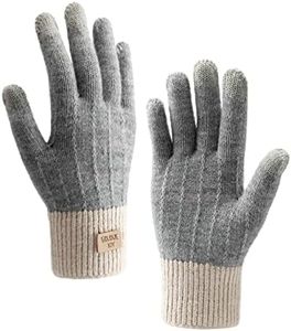 Homealexa Ladies Thermal Gloves, Soft Touchscreen Gloves Womens Warm Gloves, Winter Gloves Women Gloves, Thermal Touchscreen Gloves for Women Men,Winter Knit Gloves