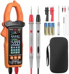 Proster Digital Clamp Meter - 600A DC AC Current 600V AC DC Voltage NCV Continuity Capacitance Resistance Frequency Diode Hz Test