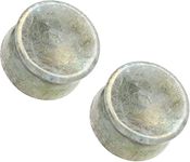 blue palm jewelry Pair of White Labradorite Stone Double Flare Concave Stone Ear Plugs Expander Gauges 2ga - 1 inch E604, Stone, no gemstone