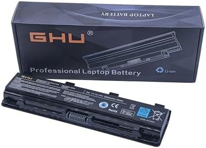 GHU New Replacement Laptop Battery 58 WH PA5109U-1BRS Compatible with Toshiba Satellite PABAS271 PABAS272 PABAS273 C855 C855D L855 L875 P855 P875 S855 S875 PA5110U-1BRS PA5108U-1BRS C55-A