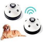 Dog Bells Set of 2 Pet Training Bells for Dogs Cats Potty Training and Communication Device, White