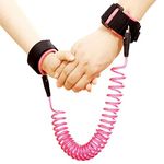 OrionMart Anti Lost Wrist Link Belt for Toddlers Safety Leash Boys & Girls – Soft Comfortable Breathable Wrist Reins 1.5M for Travel & Walk –Wrist Reins for Toddlers