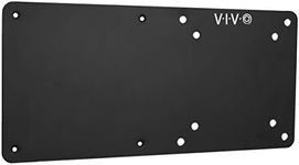 VIVO Steel Arm Bracket Holder for Intel NUC, Back of Monitor VESA Metal Plate Mount Extension, Black, MOUNT-VESA01