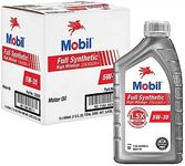 Mobil Full Synthetic High Mileage Motor Oil 5W-30, 1 Quart (6-pack)