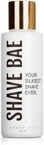 Shave Bae All-Natural Shave Oil – No Razor Burn or Bumps - Get a Silky Smooth Shave - Plant-Based, Nontoxic Shaving Oil Perfect for Bikini Body Beard | Made in USA, 4 Fl Oz