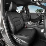 coverdream 2026 Rav4 Seat Covers Custom Fit for 2026 Toyota Rav4 Hybrid (LE,XLE Premium) SUV,Full Set Luxury Waterproof Leather Car Seat Protector
