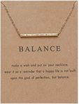 Bar Necklaces for Women Friend Frie