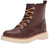 Madden Girl Women's Kentt Hiking Boot, Dark Cognac, 4.5 UK