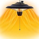 DONYER POWER Electric Patio Heater 1500W Ceiling Mounted Waterproof for Outdoor and Garden Use