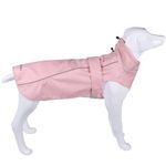 Adjustable Waterproof Dog Raincoat for Dogs,Lightweight Pet Rain Jacket Puppy Clothes with Reflective Strip for Small Medium Large Dogs